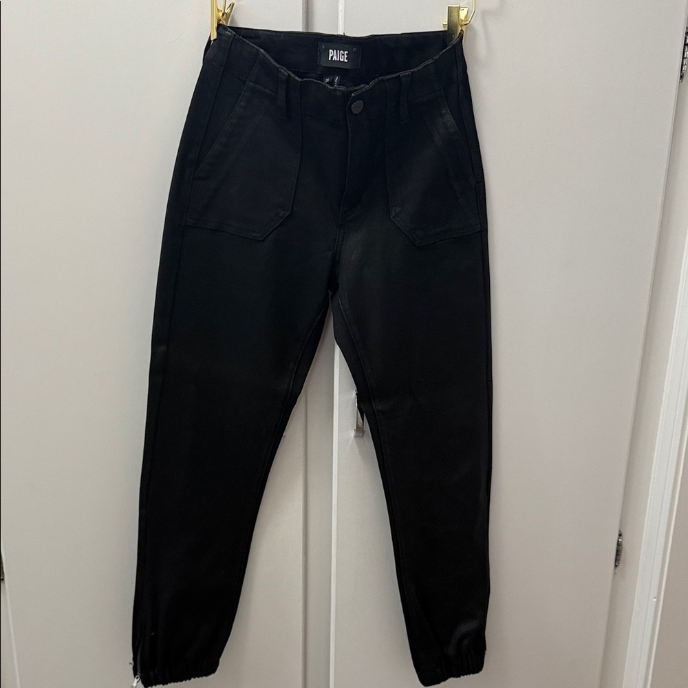 PAIGE Jet Black Casual Joggers
